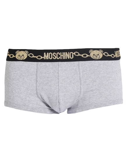 Мужские боксеры Moschino Papermag, серые