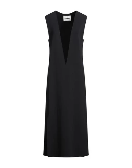 JIL SANDER Платье миди чёрный