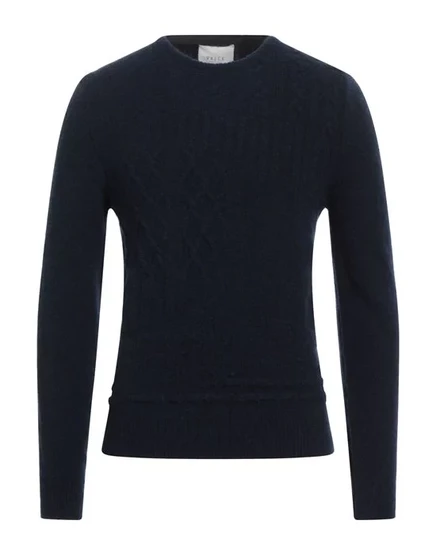 Свитер Vneck из шерсти, тёмно-синий