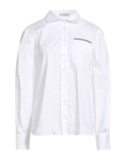 BRUNELLO CUCINELLI Pубашка белый