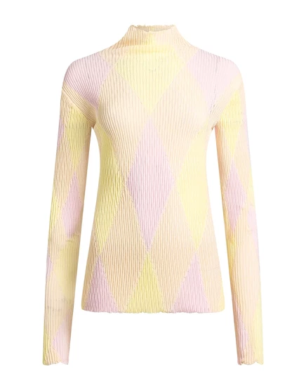 Женская водолазка Burberry Turtlenecks, пастельно-желтая