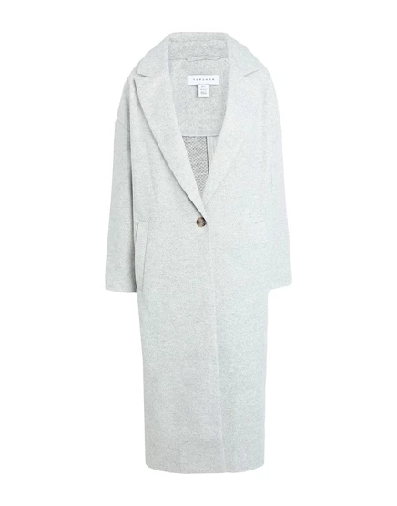 Женское пальто TopShop Papermag, светло-серое