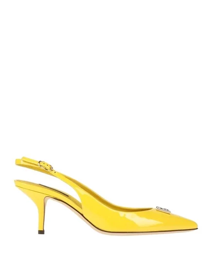 Женские туфли Dolce & Gabbana, жёлтые