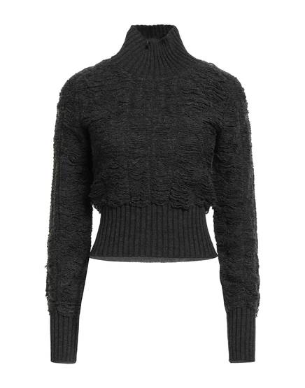 Женская водолазка MM6 MAISON MARGIELA, тёмно-серая