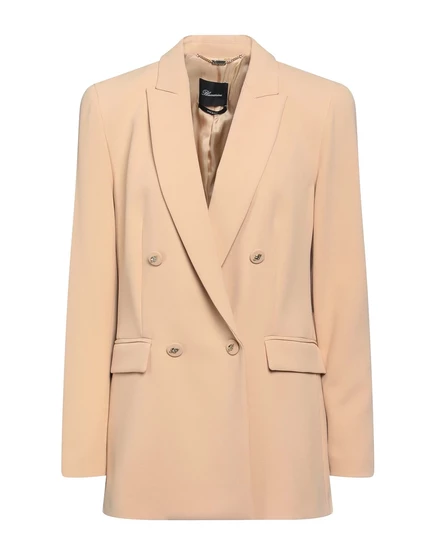 Женский двубортный пиджак Blumarine Braccialin, песочный
