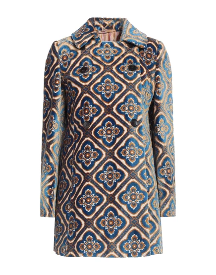 Женское пальто Etro PAPERMAG, синее