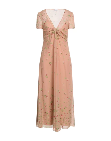 Женское платье Redvalentino макси, пудровый