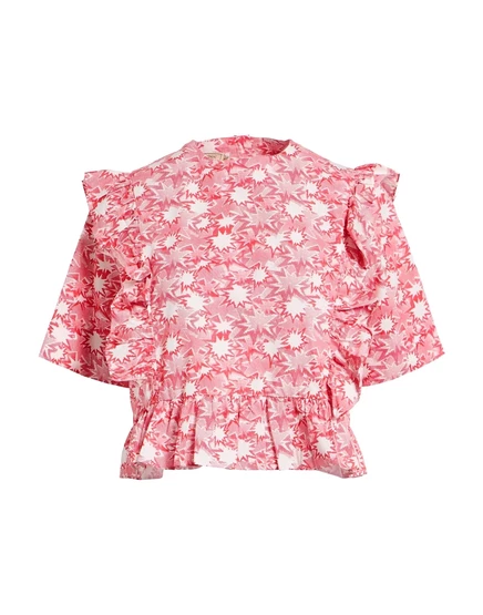 Женский топ Maison Kitsuné Wonderwoman, кирпичный
