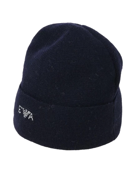 Детский берет Emporio Armani Baby, иссиня-чёрный