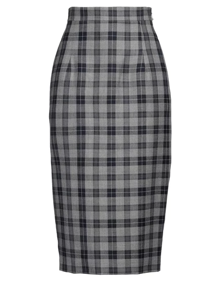 Женская миди-юбка Thom Browne, серая