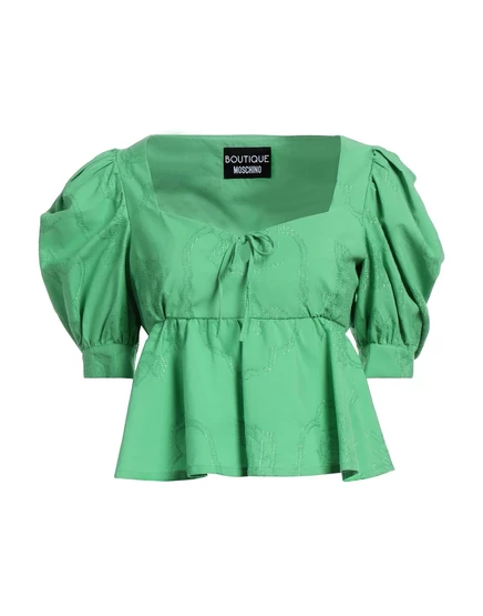 Женский топ Boutique Moschino Papermag, зеленый