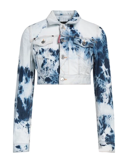 Женская джинсовая куртка Dsquared2 Papermag, синяя