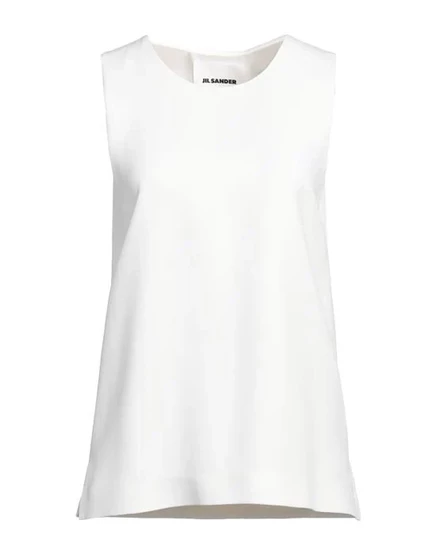 JIL SANDER Топ без рукавов белый