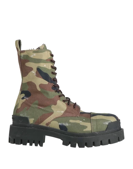 BALENCIAGA Ankle boots зелёный милитари