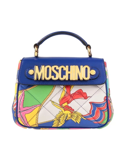 Женская сумка Moschino Wonderwoman, ярко-синяя