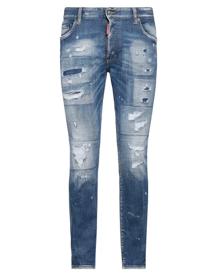 Мужские джинсы DSquared2 JADR скинни, синие