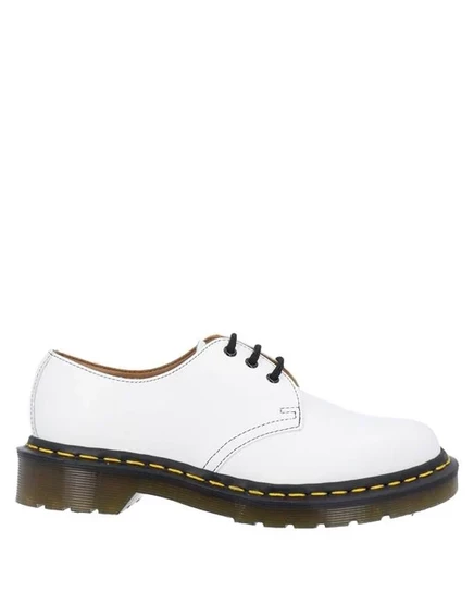 Женские туфли на шнурках Dr. Martens x Comme des Garçons кожаные, белые