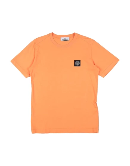 Мужская футболка Stone Island Junior Junior, оранжевая