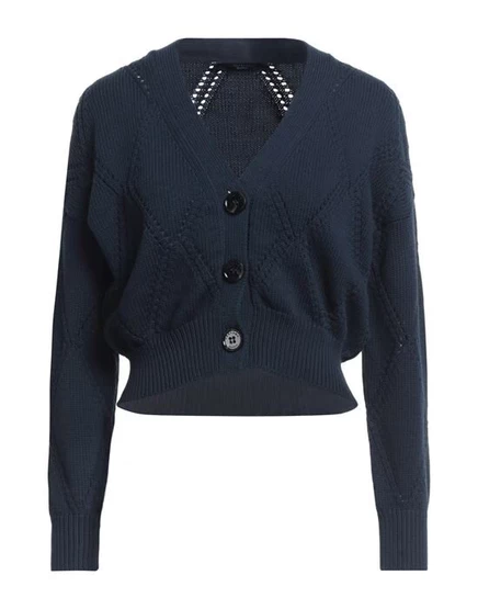 Женский кардиган Weekend Max Mara, иссиня-чёрный