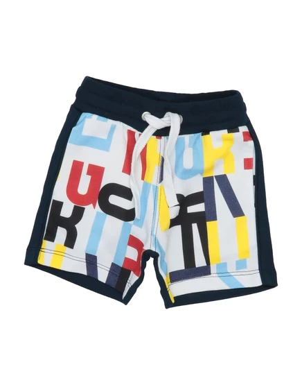 Мужские шорты Bikkembergs Baby из хлопка с флисом, белые
