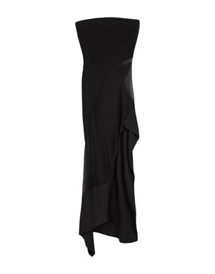 Асимметричное платье Mugler Lorenz_SP, чёрное