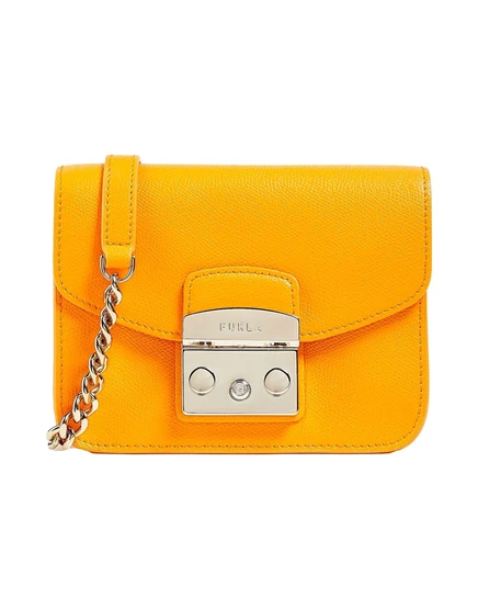 Женская сумка через плечо Furla PAPERMAG, мандариновая
