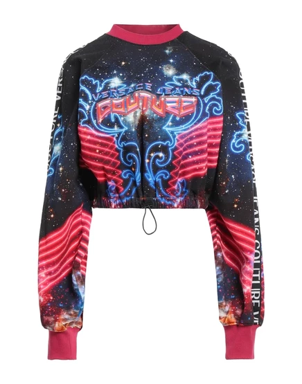 Женское худи Versace Jeans Couture Papermag, черное