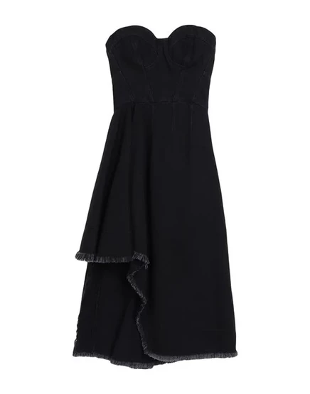 MCQUEEN Короткое платье чёрный