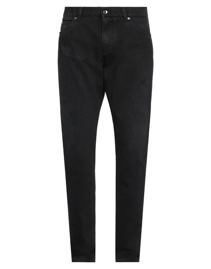 Мужские прямые джинсы Dolce & Gabbana Lorenz_SP, чёрные
