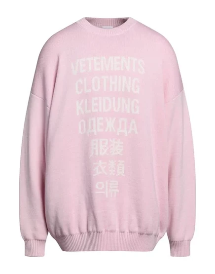 VETEMENTS Свитер розовый
