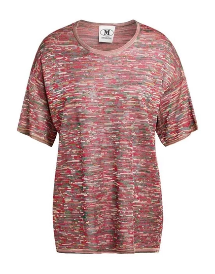 Женский свитер M Missoni из вискозы с узором, красный