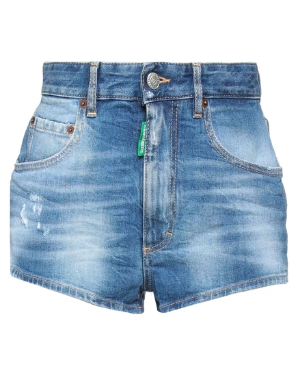 Женские джинсовые шорты DSquared2 JADR, синие