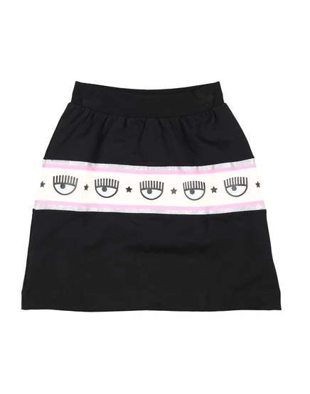 Детская юбка Chiara Ferragni Promotion Junior, черная