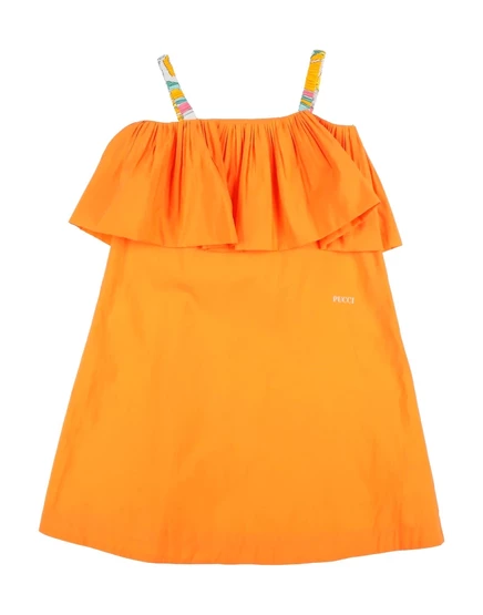 Женское платье Pucci Junior, оранжевое