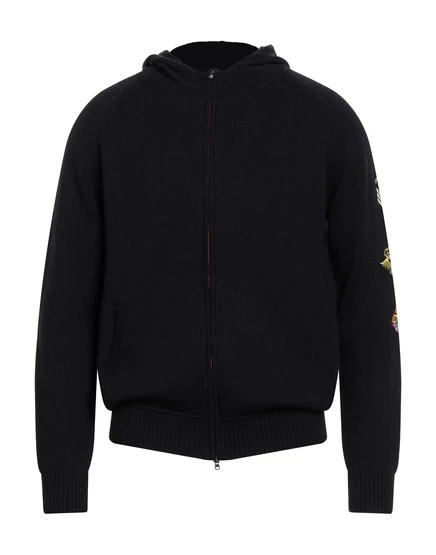 H953 Cardigans иссиня-чёрный