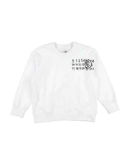 Унисекс свитшот MM6 Promotion Junior, белый