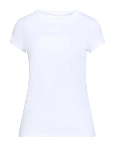 Женская футболка Armani Exchange Lorenz_SP с логотипом, белая