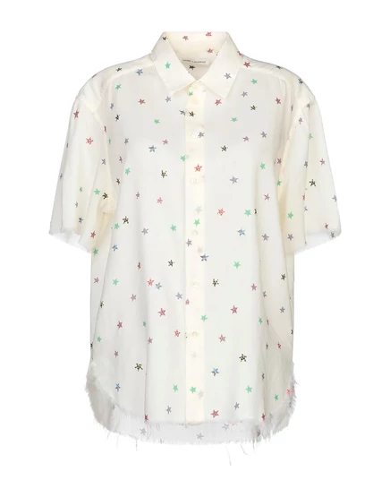 SAINT LAURENT Shirts слоновая кость