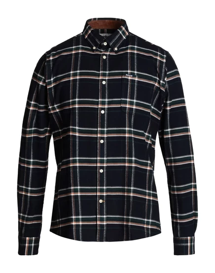 Мужская рубашка Barbour Inseason в клетку, темно-синяя