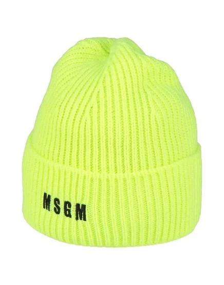 MSGM Головной убор светло-жёлтый
