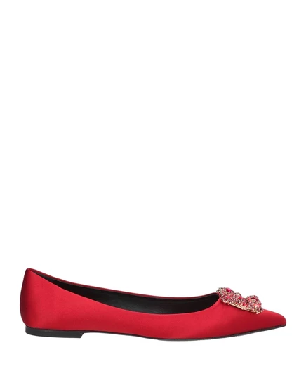 Женские балетки Roger Vivier Lorenz_SP, красные