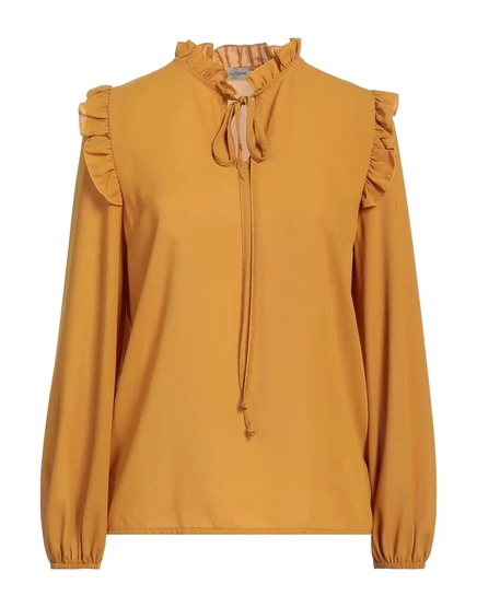 Женский топ BOUTIQUE de la FEMME PAPERMAG, охра
