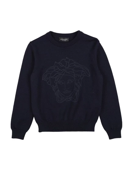 Женский свитер Versace Young, иссиня-чёрный
