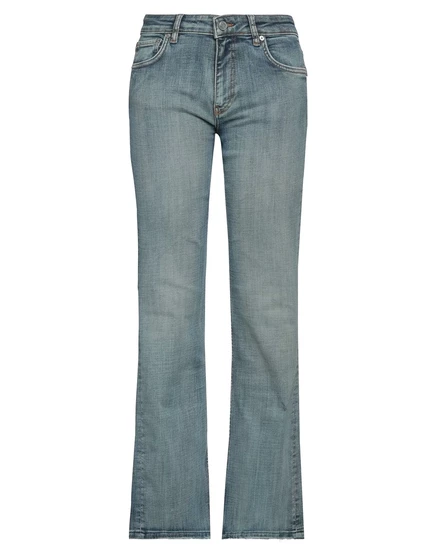 Женские джинсы Ganni Jeans расклешенные, синие