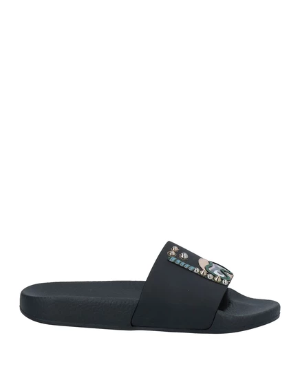 Женские сандалии Dolce & Gabbana с заклепками, чёрные