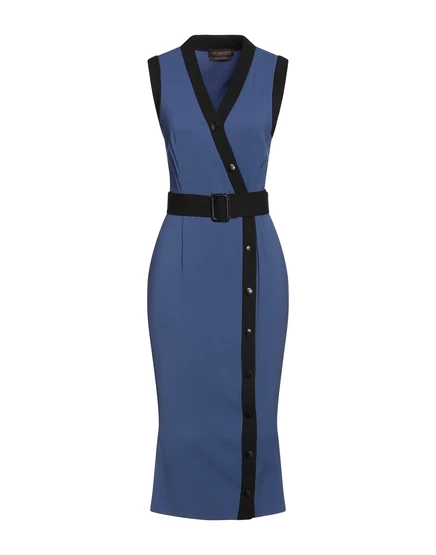 Женское миди-платье Trussardi WONDERWOMAN, синее