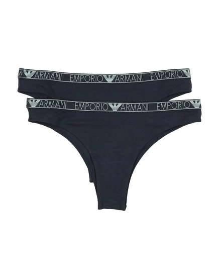 Женские трусы Emporio Armani Papermag, темно-синие