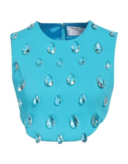 GIUSEPPE DI MORABITO Tops бирюзовый