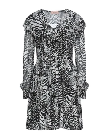 TWINSET Короткое платье чёрный