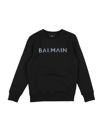 Свитшот для мальчиков Balmain, черный
